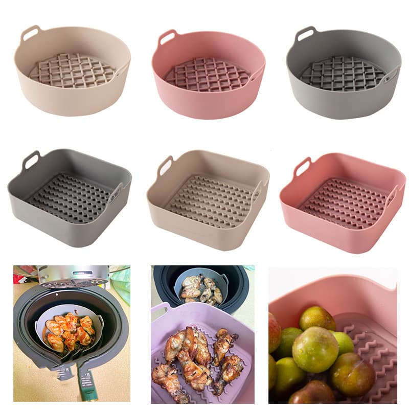 Tapete de Silicone Reutilizável para Air Fryer