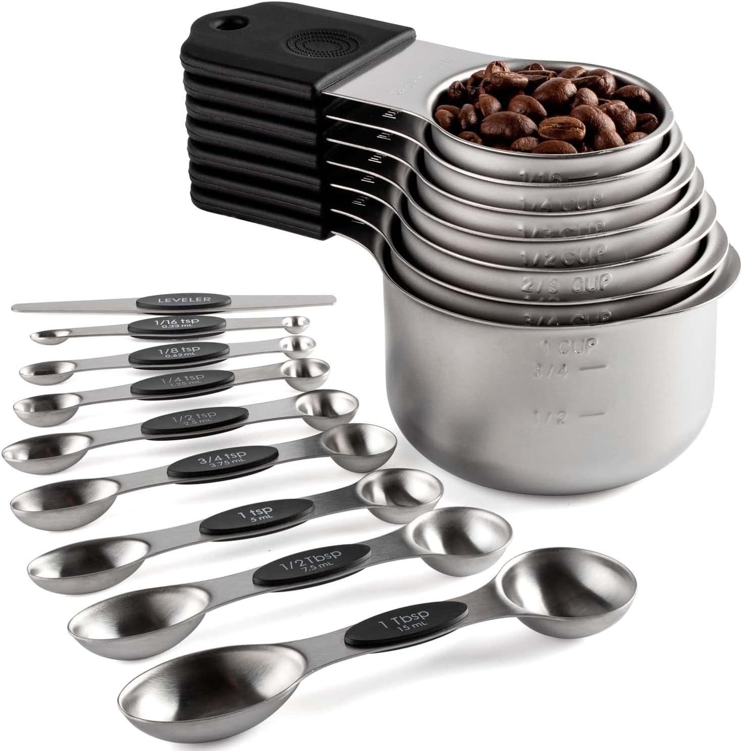 Kit Medidores Culinários Inox: Escolha a versão que combina com sua rotina.
