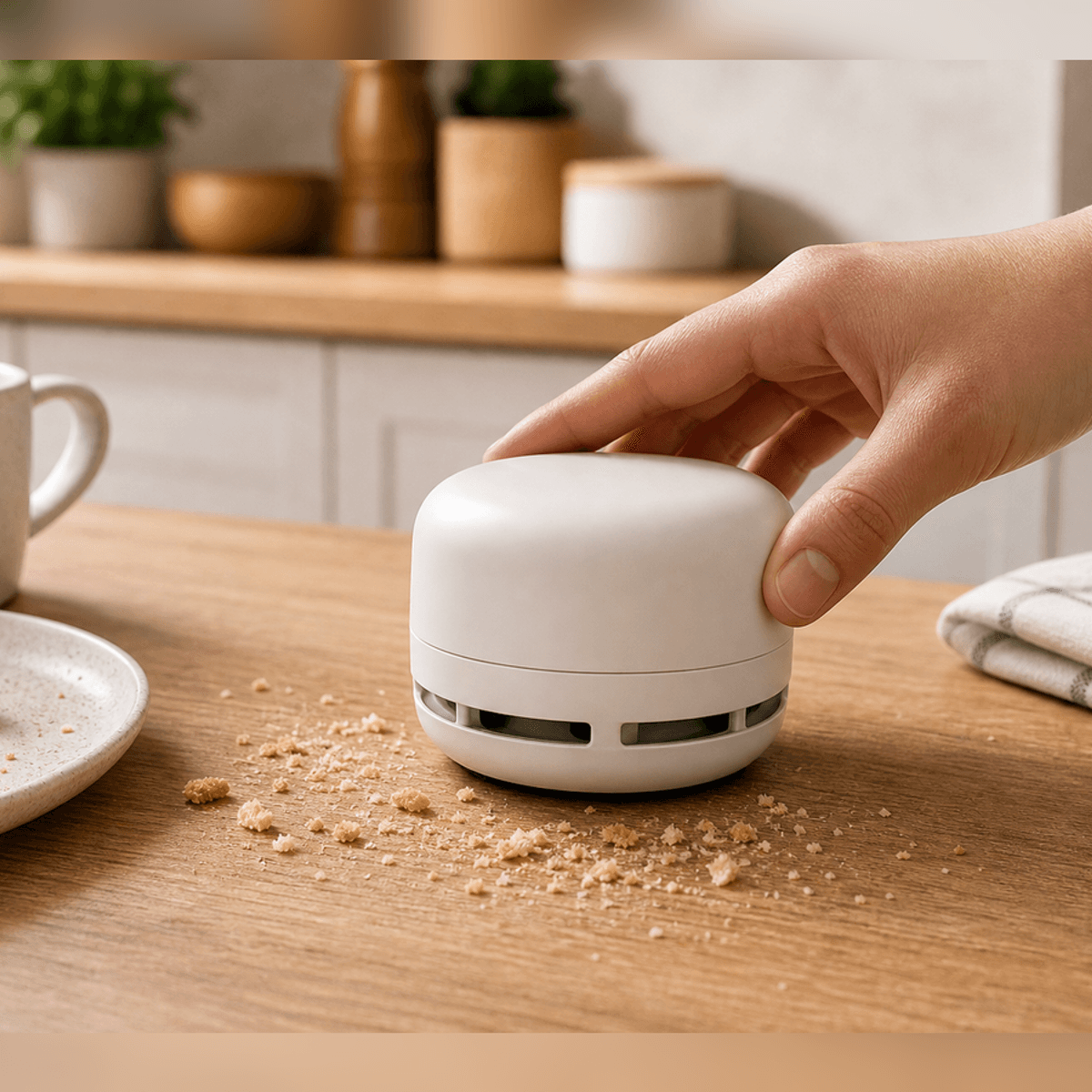 Mini Aspirador de Mesa para Migalhas