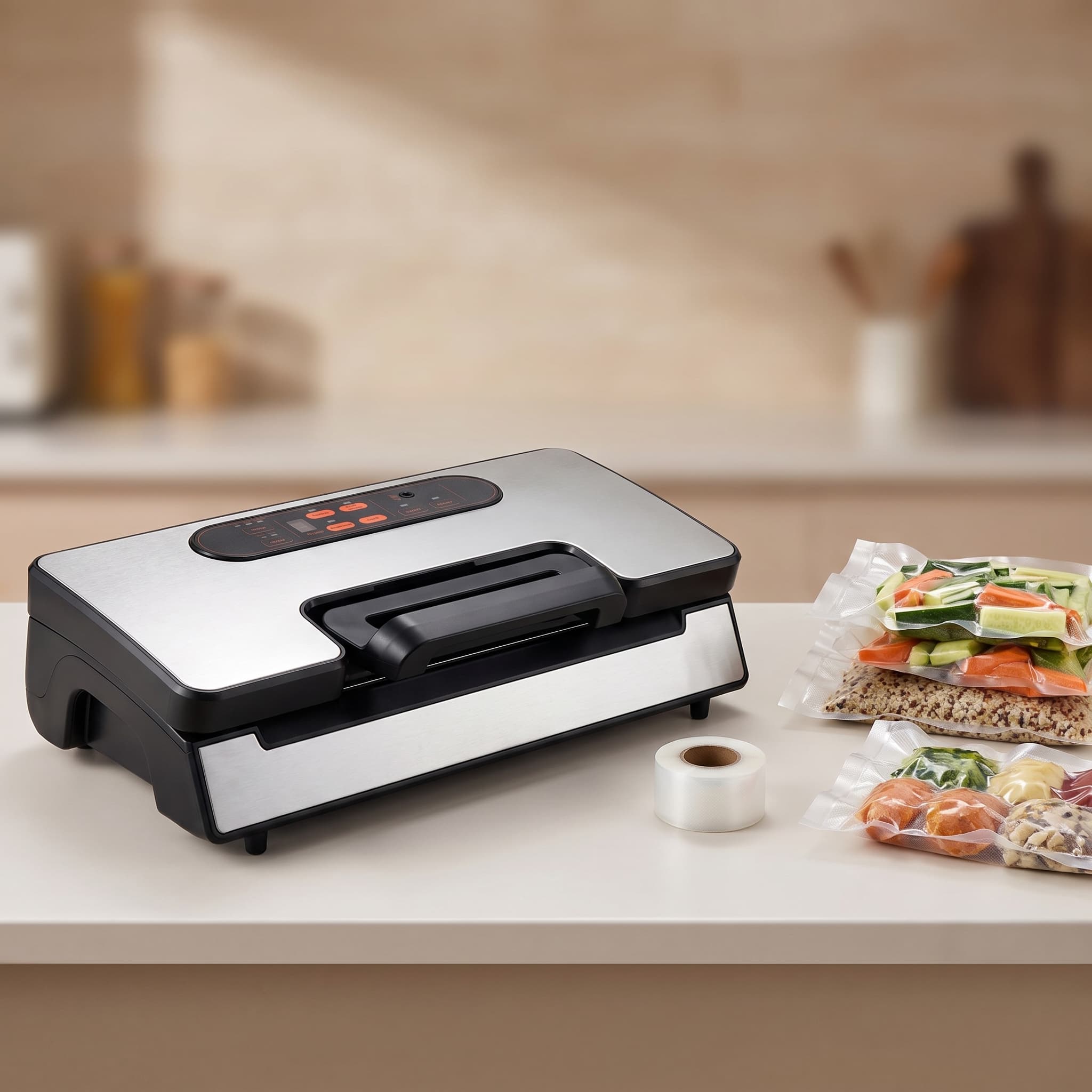 Seladora a Vácuo Compacta para Alimentos